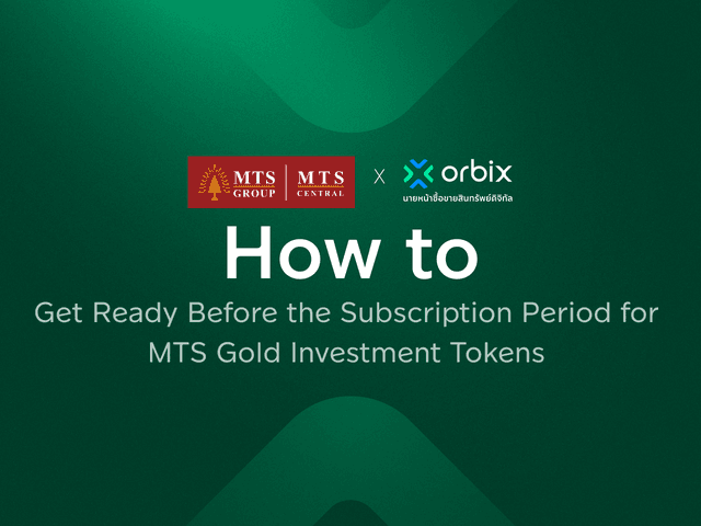 Get Ready Before the Subscription Period for MTS Gold Investment Tokens 
